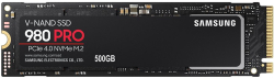 Хард диск / SSD Samsung 980 Pro, 500GB SSD, PCIe NVMe 4.0 x4, m2 2280mm, NAND Flash