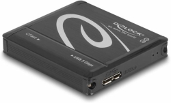 Картов четец DeLock-91686, за CFast карти, 5Gbps, USB Micro B, черен цвят