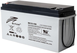 Акумулаторна батерия Оловна AGM Deep cycle батерия RITAR (DC12-150), 12V, 150Ah, 483 х 170 х 241мм