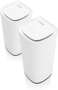 Безжични WiFi Mesh системa Linksys MX6202 : Velop Pro Mesh Wi-Fi 6E система, 2-модулa, Бял