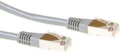 Мрежов пач кабел ACT F-UTP, CAT5E, RJ-45 - RJ-45, 3.0 m, Сив