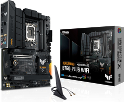 Дънна платка Asus TUF Gaming B760-PLUS WiFi, LGA 1700, 4x DDR5, 4x SATA, ATX, 1x HDMI, 1x DP