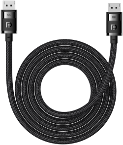 Кабел/адаптер Адаптер Baseus DisplayPort 8K 60Hz кабел 3м B00633706111-03 - черен