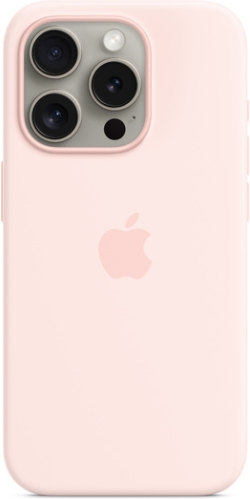 Калъф за смартфон Apple iPhone 15 Pro Silicone Case with MagSafe - Light Pink