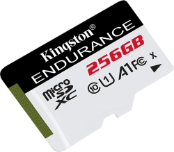 Kingston Endurance, 256GB microSDXC, клас 10, черен цвят