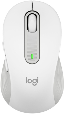Мишка Logitech Signature M650 L, Безжична, 4000 dpi, USB донгъл, Бял
