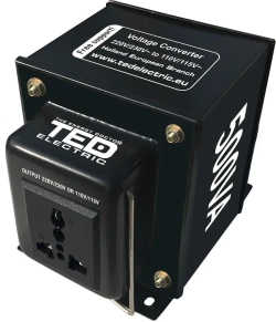 Продукт TED ELECTRIC волтов конвертор  220V - 110V  Up - Down  500VA  TED003676