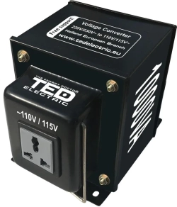Медия конвертор TED ELECTRIC волтов конвертор  220V - 110V  Up - Down  1000VA  TED003645