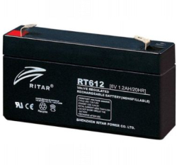 Акумулаторна батерия Оловна батерия RITAR, (RT612) AGM, 6V, 12Ah, 150 -50 -93 mm, Терминал1 