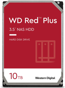 Хард диск / SSD WD Red Plus, 10TB, 3.5'', 7200 RPM, SATA 3 6Gb/s, 256 MB