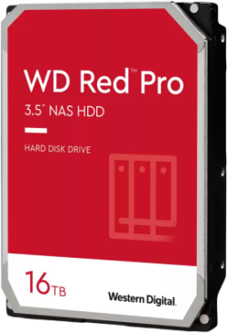 Хард диск / SSD WD Red Pro, 16TB, 3.5'', 7200 RPM, 259 Mbps, 512 MB, SATA 3 6Gb/s, 3D Active Balance Plus