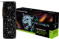 Видеокарта Gainward GeForce RTX 4070Ti Panther, 12GB GDDR6X, 192bit, 1x HDMI 2.1, 3x DP 1.4a, 3 fan
