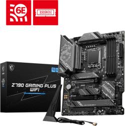 Дънна платка MSI Z790 Gaming Plus WiFi, LGA1700, 4x DDR5, ATX, 4x USB 2.0, 6x SATA3 6.0 Gb/s