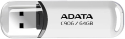 USB флаш памет ADATA C906 64GB USB 2.0 White