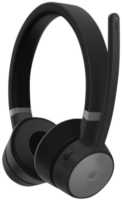 Слушалки Lenovo 4XD1C99222, Bluetooth 5.0, вграден микрофон, върху ухо, черен цвят