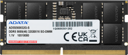 Памет Adata AD5S560032G-S, 32GB DDR5 SoDIMM, 5600MHz, 262 pin, 1.1V
