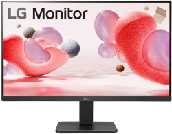 Монитор LG 24MR400-B, 23,8" 1920x1080, 250 nits, 100Hz, 5ms, 1х HDMI, 1х D-sub, VESA