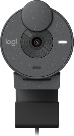 Уеб камера Logitech Brio 300, 1920x1080 FullHD, USB 3.0 Type-C, Микрофон, Plug & Play, Графит