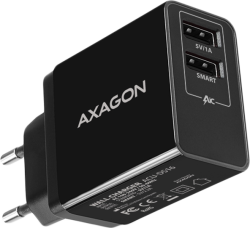 Принадлежност за смартфон Axagon Dual wall charger <240V - 2x port 5V-2.2A + 5V-1A. 16W total power.
