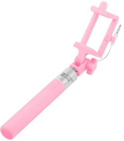 Други Natec Selfie Stick Extreme Media SF-20W Wired Pink