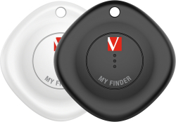 Verbatim MYF-02 MyFinder Bluetooth Item Finder 2 pack Black-White