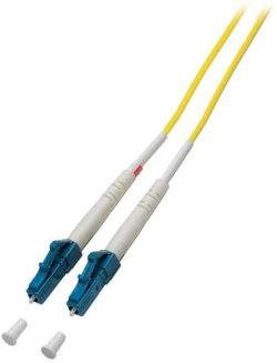 Оптична пач корда LC-UPC-LC-UPC, симплекс, сингъл мод OS2, 3 мм оптичен пач кабел Изберете дължина 3 метра