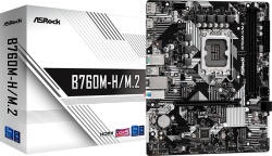 Дънна платка ASROCK MB B760 2 x DDR5 1 x HDMI Port 1 x DisplayPort 4 x SATA3 2 x Ultra M.2 Micro ATX