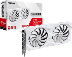 Видеокарта ASROCK Radeon RX 6600XT Challenger White 8GB GDDR6, 128 bit, 1xHDMI, 3xDP