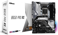 Дънна платка Asrock B650 Pro RS, AM5, 4х DDR5, 6200 MHz, 2500 Mb/s, 1x HDMI, 1х DP, ATX