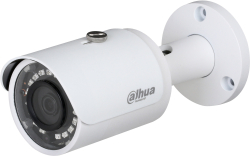 Камера Dahua DH-IPC-HFW1431S-S4, 4MP, 2560 × 1440, IR : 30 m, 3.6 мм, 1x RJ4, IP67, Бял