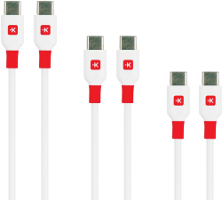 Кабел/адаптер Комплект кабели Skross, USB-C - USB-C 2.0 мъжко, 0.15- 1.20- 2.0 м