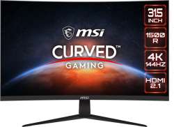 Монитор MSI G321CU Curved Gaming Monitor, 31.5" 144Hz, 4K UHD (3840x2160) 16:9