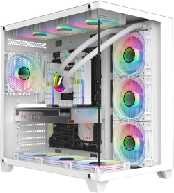 Кутия 1stPlayer кутия Case ATX - MEGAVIEW MV8 White