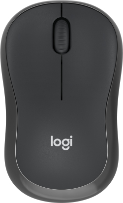 Мишка Logitech M240 Silent, Оптичен сензор, Безжична, 4000 dpi, Bluetooth, Графитен