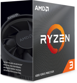 Процесор Процесор AMD Ryzen 3 4300G, 4 Cores, 8 Threads, 3.8GHz, 6MB Cache, 65W, BOX