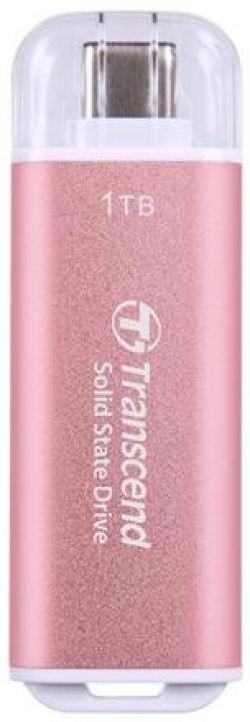 Transcend 1TB, USB External SSD, ESD300P, USB 10Gbps, Type C, Pink