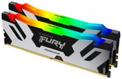 Памет Kingston Fury Renegade Silver-Black RGB 32GB(2x16GB) DDR5 7200MHz CL38
