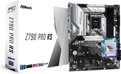 Дънна платка Asrock Z790 Pro RS, LGA1700, 4x DDR5, 8x SATA3 6.0 Gb/s, 1x HDMI, ATX