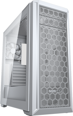 Кутия COUGAR MX330-G Pro White, Mid Tower, MiniITX-MicroATX-ATX, USB 3.0 x 2