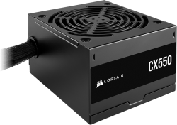 Захранване CORSAIR CX550, ATX, Модулно, ATX, 80 Plus Bronze