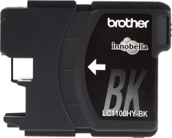 Касета с мастило Brother LC1100HY-BK - Черна, Оригинална