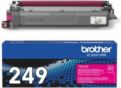 Тонер за лазерен принтер Brother TN-249M, за Brother HL-L8230CDW/MFC-L8340CDW, 4000 копия, магента