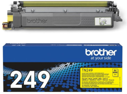 Тонер за лазерен принтер Brother TN-249, за Brother HL-L8230CDW/HL-L8240CDW, 4000 копия, жълт
