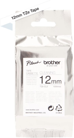 Касета за етикетен принтер BROTHER P-Touch TZE-CL3 Cleaning Tape 12mm