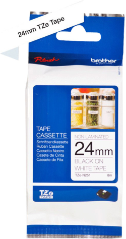 Касета за етикетен принтер BROTHER TZEN251 tape 24mm