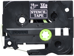 Касета за етикетен принтер BROTHER ETS Stencil Tape black 18mm