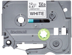 Касета за етикетен принтер BROTHER TZE231S2 black-white 12mm 4m retail pack