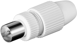 Конектор / букса Бърз конектор за коаксиален кабел с фиксираща скоба