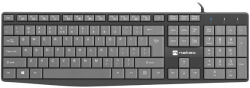 Клавиатура Natec keyboard Nautilus SLIM Black-Grey US layout, Черна/Сива