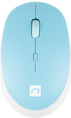 Мишка Natec Mouse Harrier 2, 1600 DPI Bluetooth 5.1 White-Blue